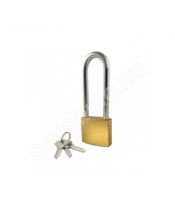 Замок Optoring Gold 50L (6 см) mm под один ключ