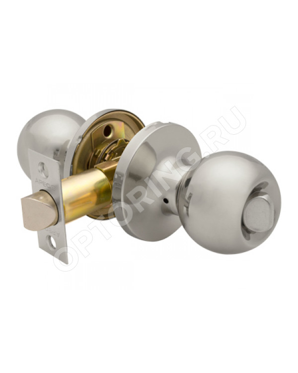 Защелка дверная S-Locked 6072-01 BK CR хром