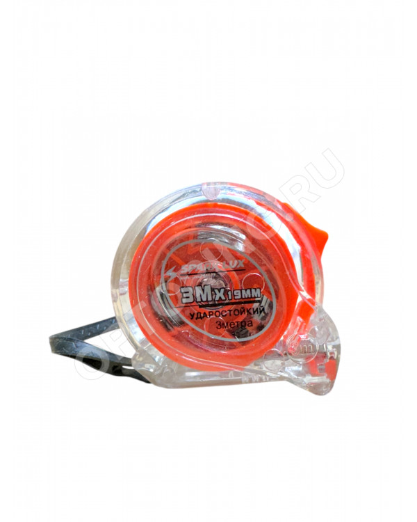 Рулетка X-pert 3м 19 мм SM-108 прозрачный корпус