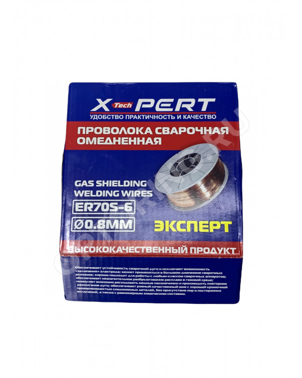 Проволока сварочная X-pert омеднённая 3кг 0,8 мм