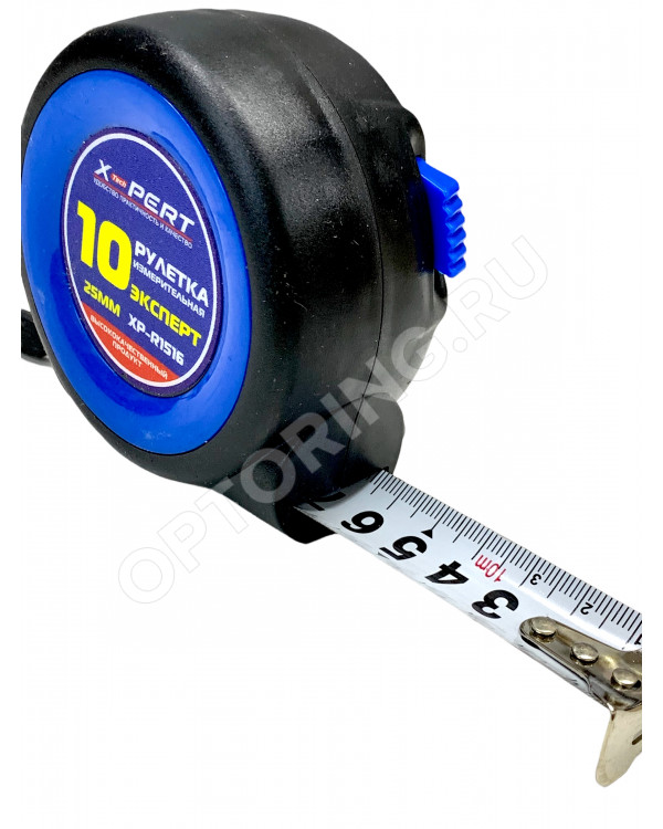 Рулетка X-pert  10 м - 25 мм с трещоточным механизмом