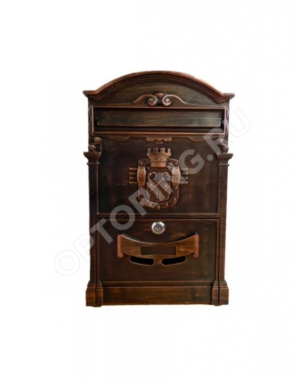 Ящик почтовый №4010В антик медь малый